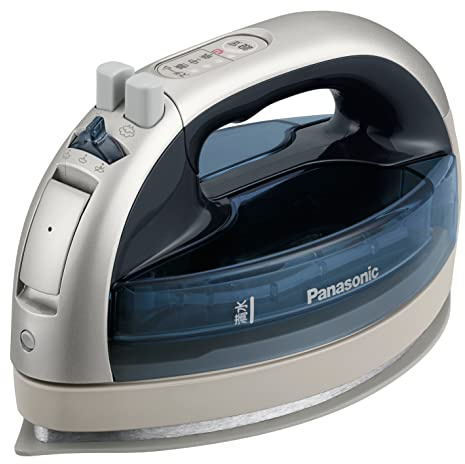Panasonic NI-WL607-S Cordless Steam W Head Iron, Silver