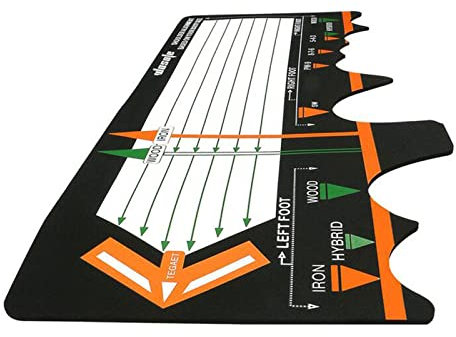 Ronyme Golf Training Aid - Swing Stand Mat and Station Board for Indoor Outdoor Practice - Golfing Gift