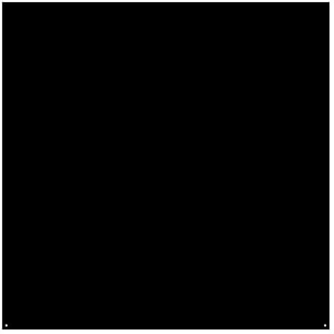 LE MARQUIER – Placa de suelo cuadrada negra L75 H75