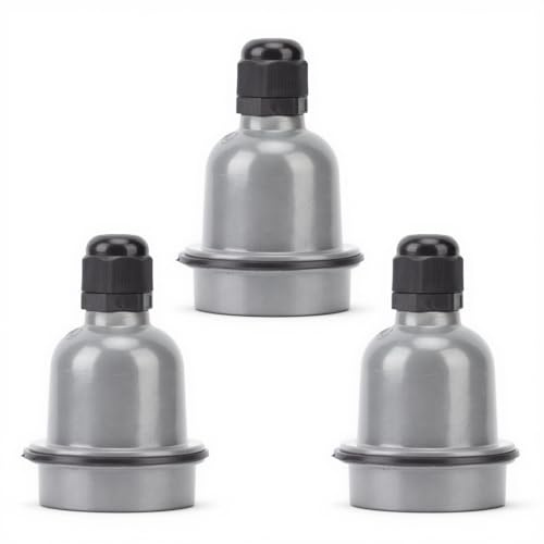 3 st vattentät E27 lamphållare portalampada impermeabile E27 keramisk standard skruvlamputtag, vattentät bra värmeisolering E27 lamputtag för halogenglödlampa Douilles de lampe