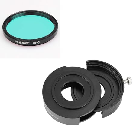 SVBONY SV226 Telescope Filter Drawer Bundle with 2 inches UHC Filter for Observations of Deep Sky Objects Ultra High Contrast Filter Reduce Light Pollution