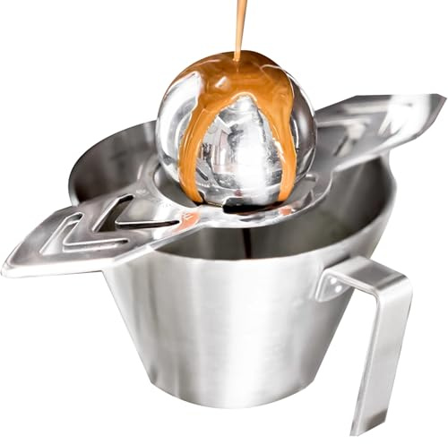 NEOUZA Espresso, sfera refrigerante in acciaio inox, supporto per macchina da caffè, sfera di ghiaccio per versare sopra il caffè (1 set)