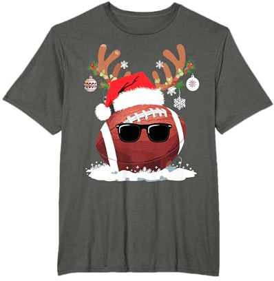 Albero di Natale Rugby Natale Sport Donne Uomini Bambini Maglietta