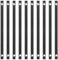 LIANCHEN 10 PCS Baumgurte mit Ösen 3.8×78cm Nylon Baumgurt zum Einstecken Baumstützgurte zum Abstecken Baumgurte zum Abstecken Garten Baumbinder für Baumpfähle, Stützen, Winddicht (Schwarz 10)