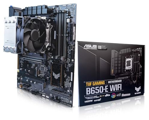 ADMI CPU Motherboard Bundle: AMD Ryzen 7 7700X 5.4GHz • Pure Rock BK030 Cooler • ASUS TUF Gaming B650-E WiFi Motherboard • 64GB 6000MHz DDR5 RAM