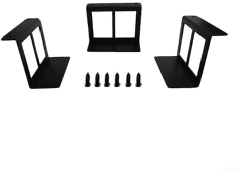 Soporte ergonómico para computadora portátil con clip para ahorrar espacio eficiente y almacenamiento organizado de estación de trabajo, adecuado para portátiles y cajas de cables