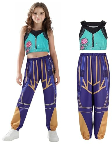 Bestwishing Disfraz de Cosplay para Niños, Hunteres Disfraz Niña, Animes Cosplay Costume, Disfraces de Actuación Escénica, para Halloween Carnavals Fiestas Temáticas