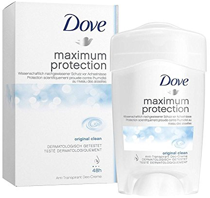 6x Dove Maximum Protection Original Clean Deodorant Deo Cream Stick 45ml 48h!