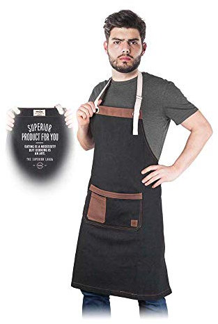 Reis FMOCCA Tablier de protection Noir/marron 91 x 88 cm