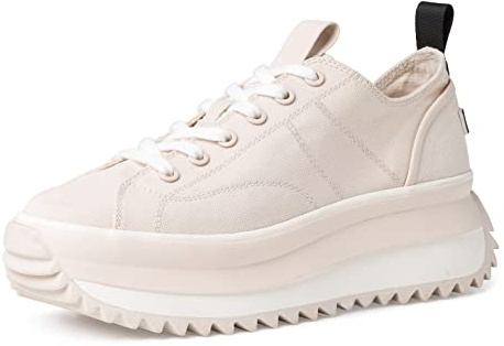 Tamaris Damen Sneaker Low, beige, 40 EU