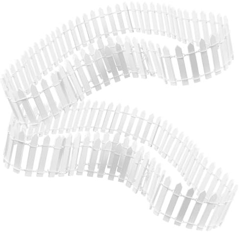 BESPORTBLE 2 Sets Mini Zaun 5 cm Für DIY Mini Feen Garten Mikro Pflanzen Topf Dekoration Bonsai Terrarium Ornament Für Miniatur Landschaft Sandtisch