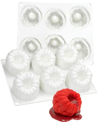 Silicone Dessert Mold,Reusable,6-Cavity Raspberry Baking Mold,Suitable for Chocolate,Cake,Ice Cubes,Suitable for Home Baking,Party Desserts,DIY Desserts