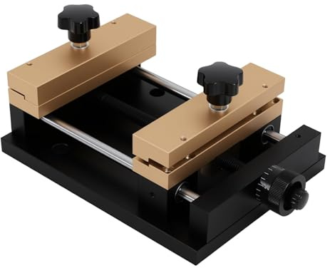 Fijación de mesa para máquina de marcado, fijación de aluminio con grosor de sujeción de 0-5mm, soporte para corte de láminas metálicas, abrazadera sin instalación para máquina de marcado