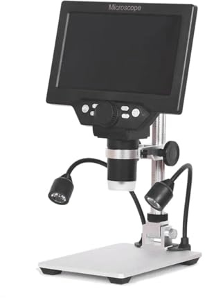 1200X Elektronmikroskop 7 tum LCD-skärm 1080 Hd Digital Mikroskop 12 MP Svetsmikroskop Professionellt förstoringsglas