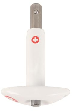 HUBa Estrattore di Cuscinetti in Acciaio Inox per Ruote da Skate, Pattini a rotelle, Longboard, profondità di rimozione 8 mm, Bianco