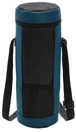 Sac Isotherme pour Bouteilles, Porte-Bouteille Isotherme de 1, 5 l avec Sangle réglable, Sac Longue durée, Tissu Oxford – Bleu et 1