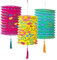 Talking Tables PAPERLANTERN Boho Paper Lanterns 3Pk, Papier, Rose