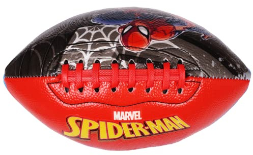 Marvel Avengers Spider-Man Youth Football, Small Mini Peewee Futbol for Kids, Size 5, Red