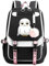 Harry Magic Rucksack Niedliche Eule Hedwig Schulranzen Grundschüler Mädchen Teenager Freizeit Reisen Rucksack Schwarz