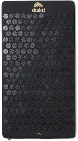 ShaktiMat Acupressure Mat for Tension Release, Premium Level 3 Black | Relaxation, Massage Muscles, Aid Sleep, Unlock Inner Tension, Similar to Acupuncture, Made with Organic Cotton & ABS spikes