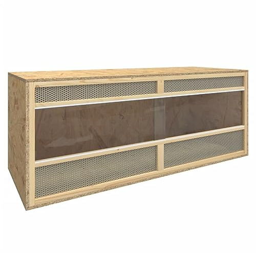 Genérico Terrario de Madera contrachapada 120x50x50 cm,Producto para Mascotas y Animales,Productos para Mascotas,Productos para Animales pequeños,Multicolor,22 KG,170884