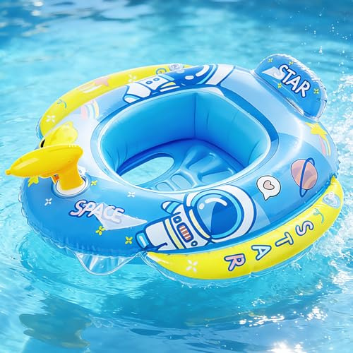 Anello di Nuoto Del Fumetto, SilverCherry Galleggiante Neonato, Anello di Nuoto Del Fumetto, Salvagente Bambini, Baby Float Swimming 6 Mesi-3 Anni (B)