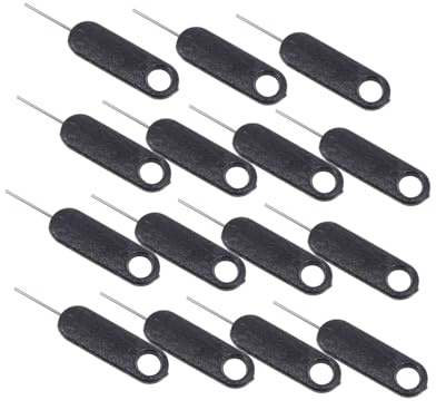 JHKNNK Agujas para Extraer Tarjetas Sim de Alta Resistencia de Aleación de Aluminio, Paquete de 15 Piezas para Smartphones y Tablets