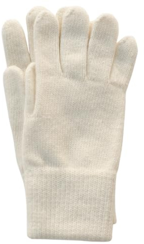 FosterNatur, merino ullhandskar/fingerhandskar, 100 % ull merino extra fin, natur, 7.5