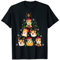 Meerschweinchen Weihnachtsbaum Weihnachtsgeschenke Lustiges T-Shirt