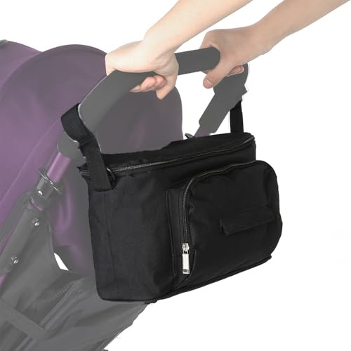 Ruspela Borsa Organizer Passeggino Borsa da appendere con riparo per pannolini e accessori universali