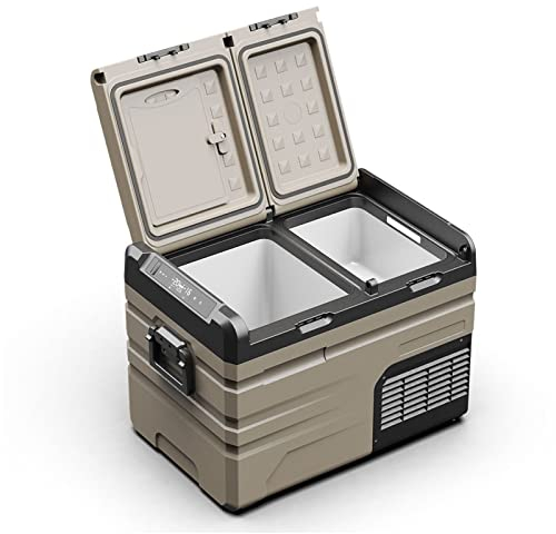 Car Refrigerator, Portable Compressor Cooler Box, Mini Freezer (-4℉~68℉) with App Control Car Compressor Fridge Cooler 12v/24v Dc and 110-240v Ac for Campervan Rv Boat Travel,add nothing,55L