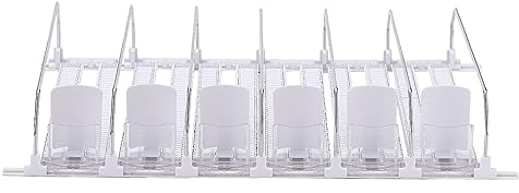Dispenser per Bevande per Frigorifero 3 File Organizer per Lattine di Soda a Spinta Automatica per Frigorifero Larghezza Regolabile Spintore per Bevande Scivolamento Lattina di Birra(6 PZ 2 POLLICI)