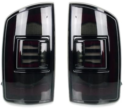 YMYYQW Antinebbia posteriore 2 Pezzi Fanale Posteriore LED Per Auto, Luce Di Stop, Luce Posteriore Per Ram 1500 2500 3500 2002 2003 2004 2005 2006, Montaggio Posteriore