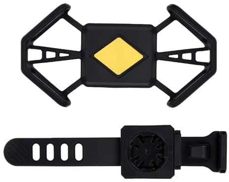 ZYHARUKO Biciclette pesanti Supporto per dispositivi mobili in silicone Supporto ergonomico per telefono per moto scooter Manubrio Facile da installare Clip per telefono in silicone per bici