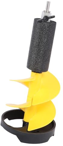 TIKATARER Broca de Barrena para Hielo de 8 Pulgadas, Taladro para Hielo de Nailon de 20 Pulgadas de Largo con Adaptador Versátil y Flotador para Capas Delgadas en áreas de Aguas Poco