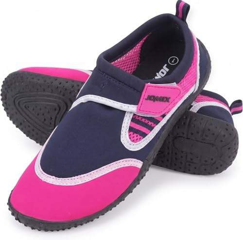 CLEIKS Scarpe Acqua Donna con Suola TPR Antiscivolo e Tessuto Traspirante, Perfette per Sport Acquatici e Passeggiate, Leggere e Senza Fastidio (Rosa, 41 EU, WDS250176-0)