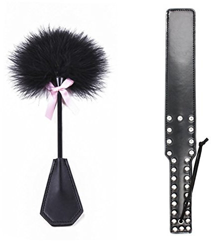 Federkitzler Liebes Feder Leder Bondage Paddel Erotik Leder Peitsche Cosplay Sexspielzeug Erwachsene