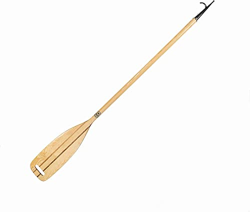 John Paddle let's rOAR www.johnpaddle.com Bootshaken/Paddel 2in1 aus Holz für Segelboote, Segeljachten, Booten TOP Qualität, traditionelle Form und Material - EU Eco Produkt 180cm, 210cm (180cm)