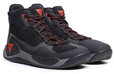 DAINESE, Atipica Air 2 Shoes Uomo, Black Red Fluo, 41 EU