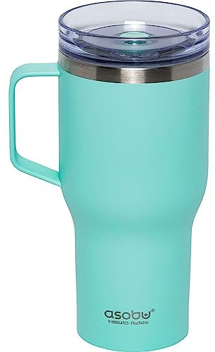 asobu 360 Travel Mug, Mint, 0.9 L