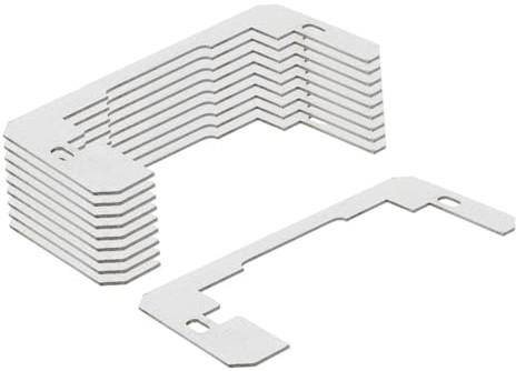 SHINEOFI 20pezzi Distanziatori Per Di Prese Elettriche in Zincato Piastre Di Livellamento Per Prese Muro Distanziatori Per Piastre Muro Per Elettriche Per Fissaggio Di Pareti Scatole