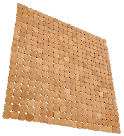 Toyvian Cuscino per Sedia Esterno Stuoia bambù per Sedie Buona Circolazione Aria Design Antiscivolo