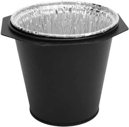 CCYLEZ Grillfett Hink med två 1,8 Liter Fettfoder, Stängd Design Fett Hink för 20/22/34 Grills Serie, Kompatibel med Olika Grillar