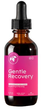 Mountain Meadow Herbs Gentle Recovery – Herbal Postpartum and Cycle Comfort Support – Plant-Based Liquid Tincture with Cramp Bark, Black Haw, St. John’s Wort, Yarrow - 2 oz
