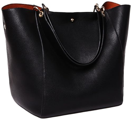 sqlp Taschen Damen Leder Groß Shopper Gross Henkeltaschen Tasche Student Schultasche Arbeit Handtaschen
