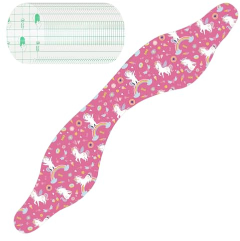 YOFDAL Diadema para niños de neopreno con pegatinas de orejas, Impermeable, Diadema deportiva elástica para natación y surf
