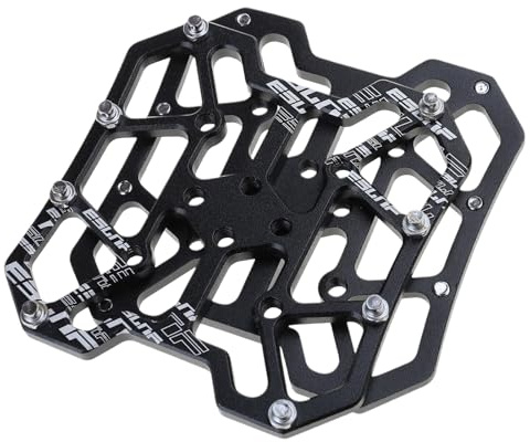 Haodream Adaptateur de pédale de vélo en alliage d'aluminium - Adaptateur de pédale à clic - Convertir en pédales plates - Adaptateur de pédale à clic pour vélo