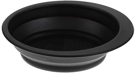 HOOTNEE Silicone Makeup Brush Cleaning Bowl with Mat Black Makeup Brush Washer for Cosmetic Sponge and Rinsing