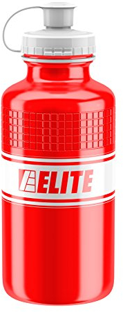 ELITE Bidón Eroica Vintage Rojo, 500 ml