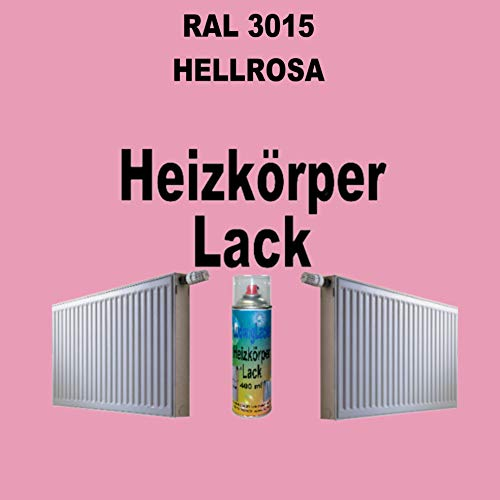 LudwigLacke Heizkörperlack Spray RAL 3015 Hellrosa 400 ml
